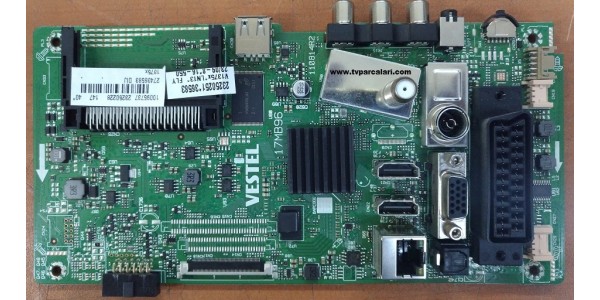 17MB96, 23250228, VES400UNVS-3D-N01, VESTEL 40FA8100 FULL HD 3D UYDU SMART LED TV, Tvision 40TE8000 40" 3D SMART LED TV, Main board